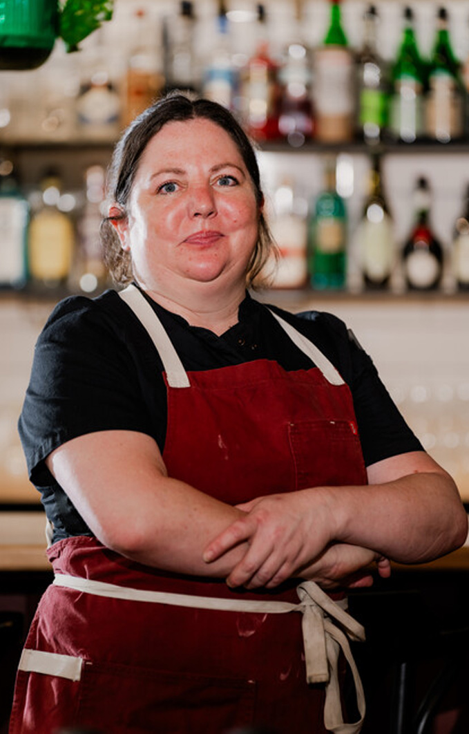 Chef Courney Neilsen with Lupo